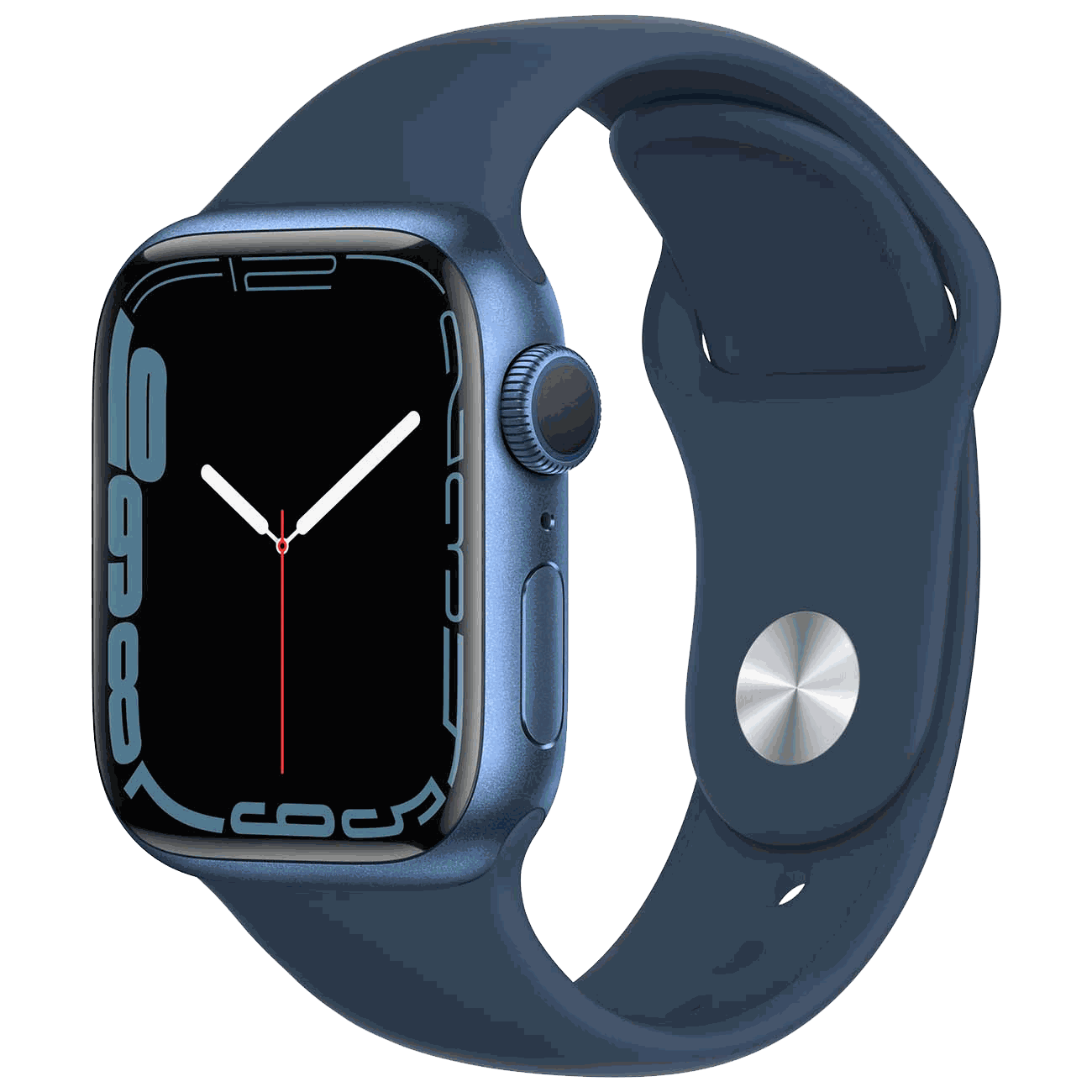 Apple Watch S7 41mm Blue Sport Band